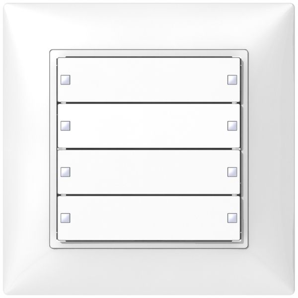 UP-Tastsensor ABB SIDUS KNX Design B-Typ, 4/8, weiss glänzend