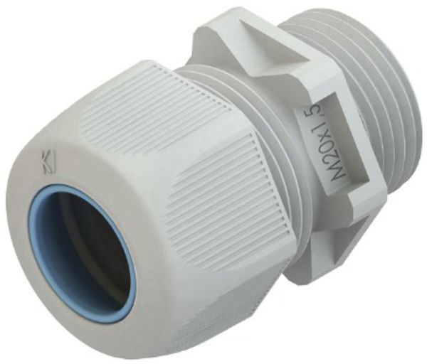 Pressacavo M20 8…13mm grigio chiaro, senza alogeno