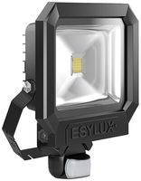 LED-Strahler ESYLUX AFL SUN, 50W 5000K 4500lm 227×86×290mm IP65, schwarz