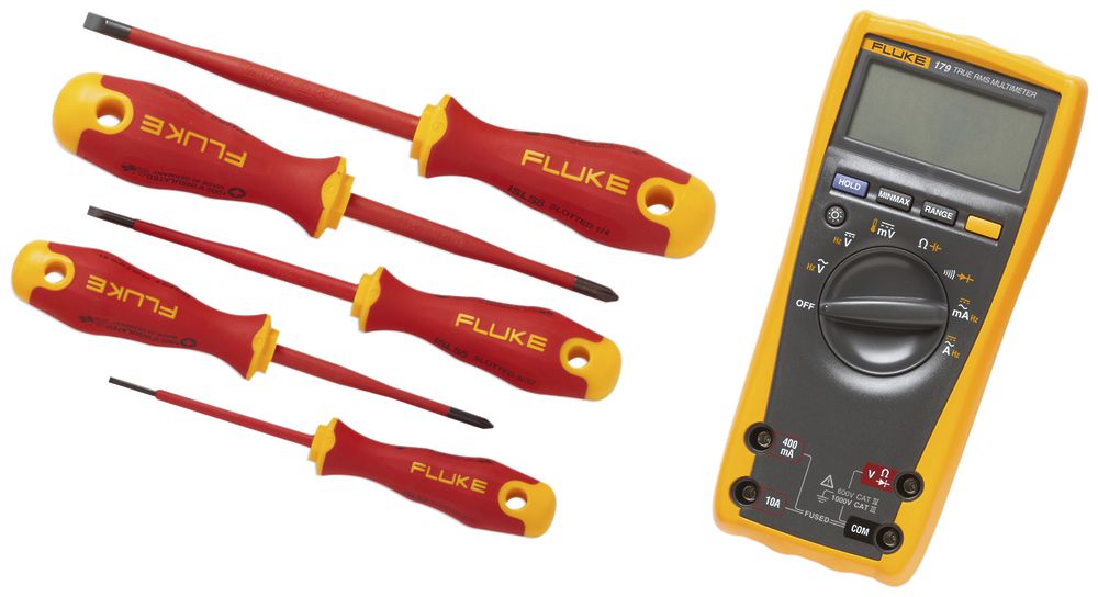 Digitalmultimeter TRMS Fluke IB179M-EGFID mit Schraubenzieher-Set