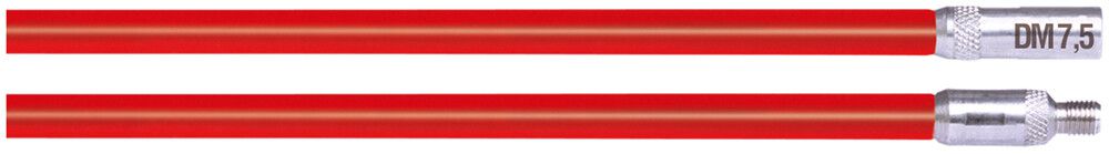 Schubstange RUNPOSTICKS Glasfaser Ø7.5mm 2×1m rot