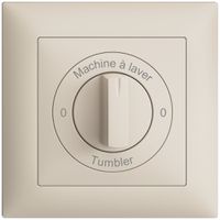 Kit front. Machine à laver-0-Tumbler EDIZIOdue 88×88mm crema