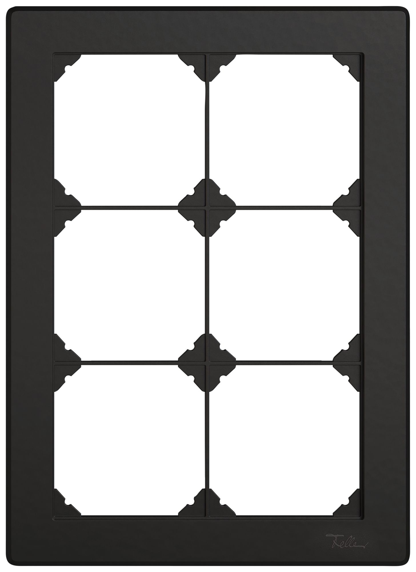 UP-Abdeckrahmen EDIZIO.liv SNAPFIX® 3×2/2×3 156×216mm sz