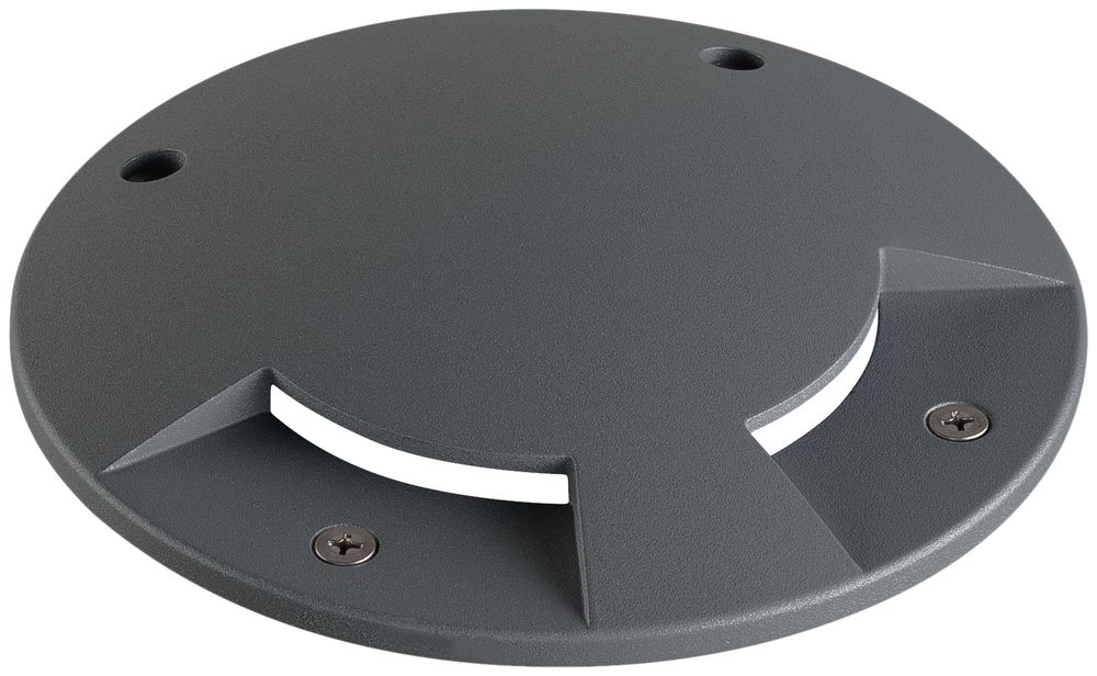 Abdeckung SLV BIG PLOT Aluminium, anthrazit, IP67, 0.5t, 2 Öffnungen