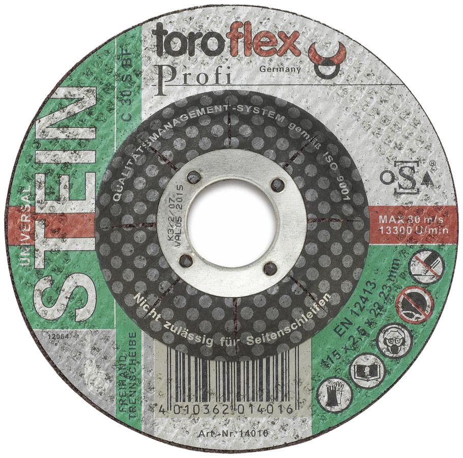 Disco da taglio CIMCO per pietra Ø115mm spessore 2.5mm