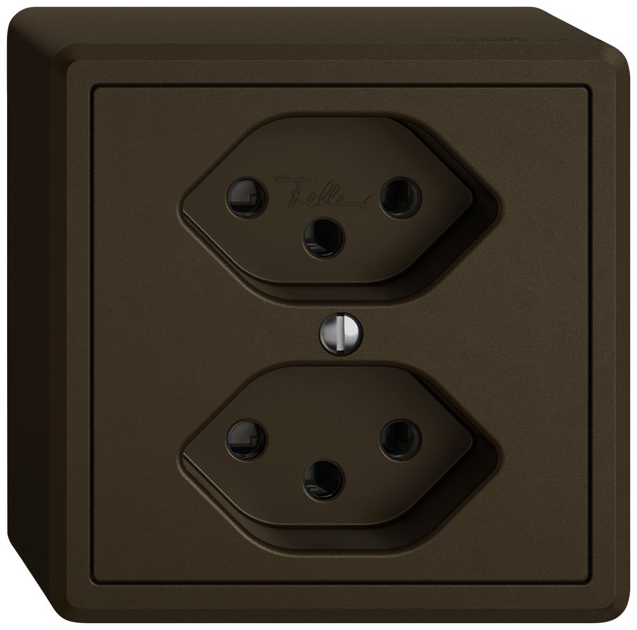 Presa AP EDIZIO.liv SNAPFIX® 2×T13 ma