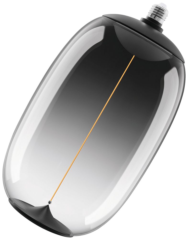 LED-Lampe Osram Vintage 1906 E27 12W 300lm 818 DIM Ø200×370mm Rauch