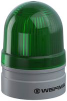 Blitz- und Dauerleuchte WERMA Mini TwinLIGHT, 115...230VAC, grün