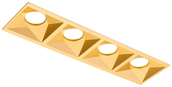 Reflektor SG Inspire Kunststoff direkt 140×38mm Gold