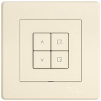 UP-Storenschalter EDIZIO.liv Wiser SNAPFIX® 1 Szene 4 Tasten WLAN cr