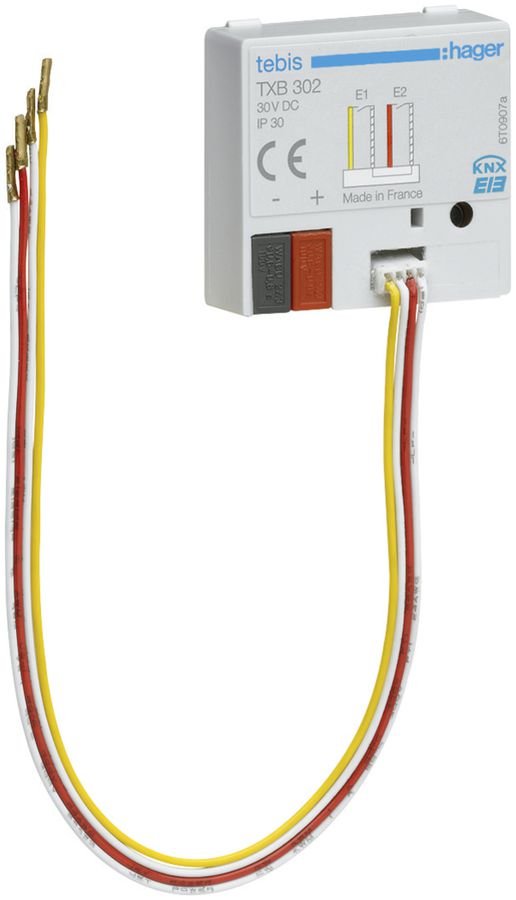 Interface pour poussoir KNX INC Tebis double