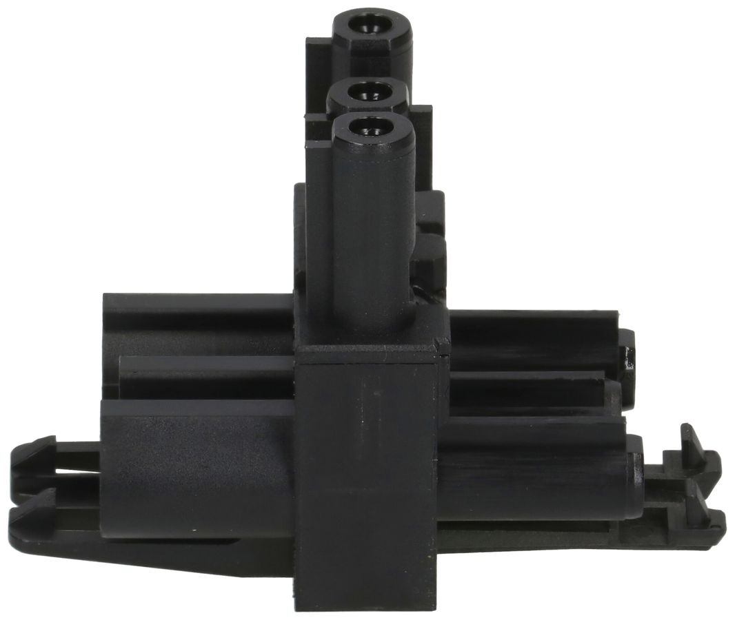 Bloc de distribution type AC 166 Adels-Contact 1×IN 2×OUT 20A 230V noir