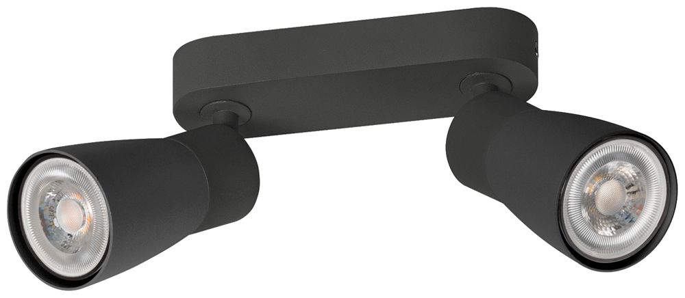 Spot SLV PURI 2.0 Dome CW GU10 2×6W REG 150×42×138mm nero