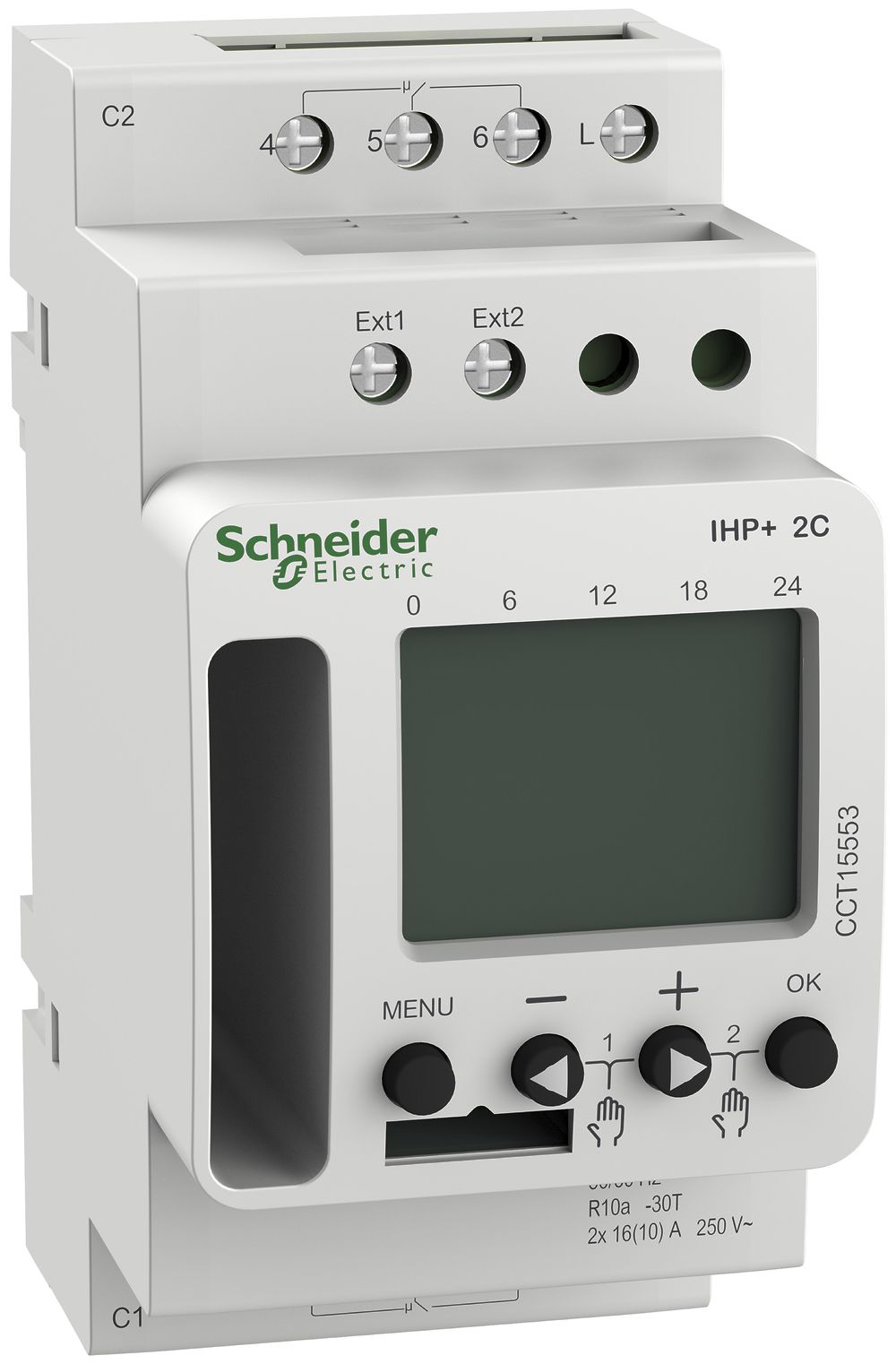 REG-Wochenschaltuhr SE Acti9 IHP+, smart, 2-Kanal