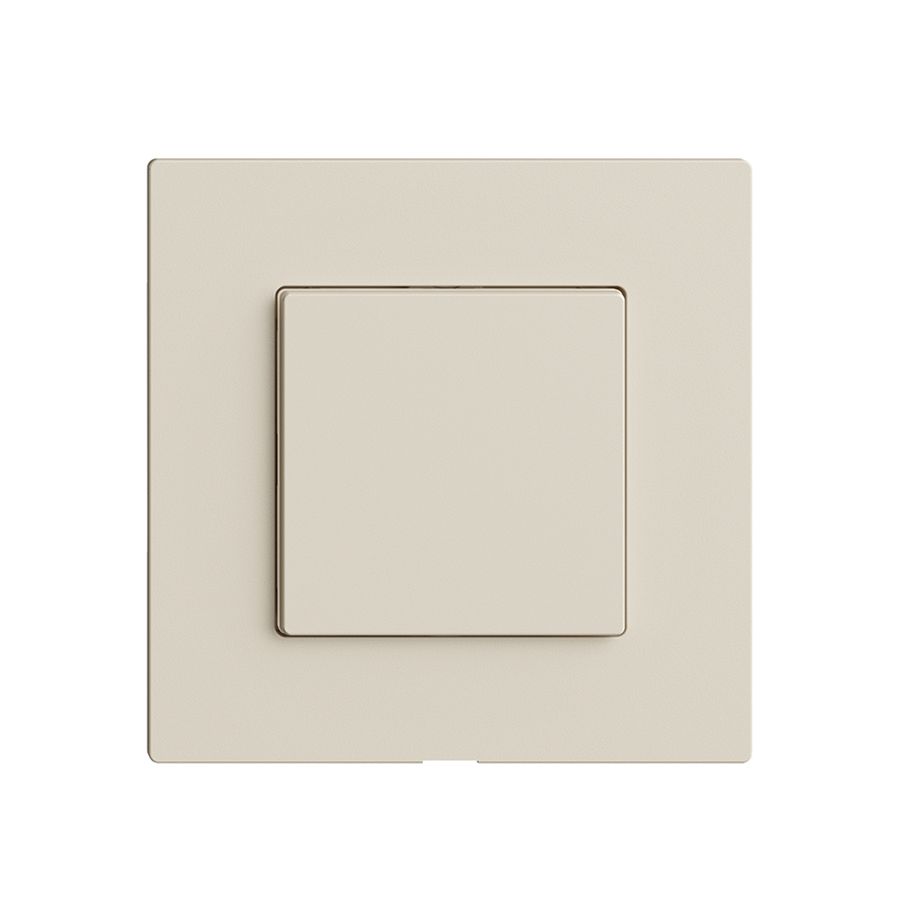 Druckschalter 1K/1T Edue Wiser crema