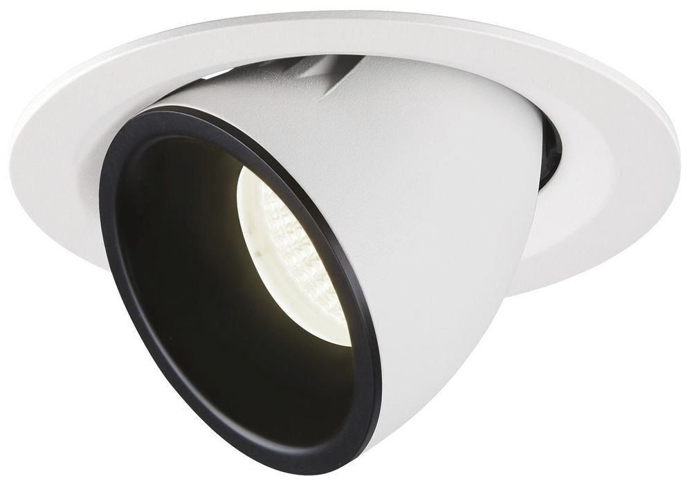 Downlight LED INS SLV NUMINOS GIMBLE M, 17.5W 500mA 1600lm 4000K 55° bi/ne