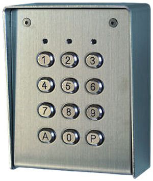 Serrure à code AP Wunderli SU2 12…24VAC/DC 116×92×50mm IP65