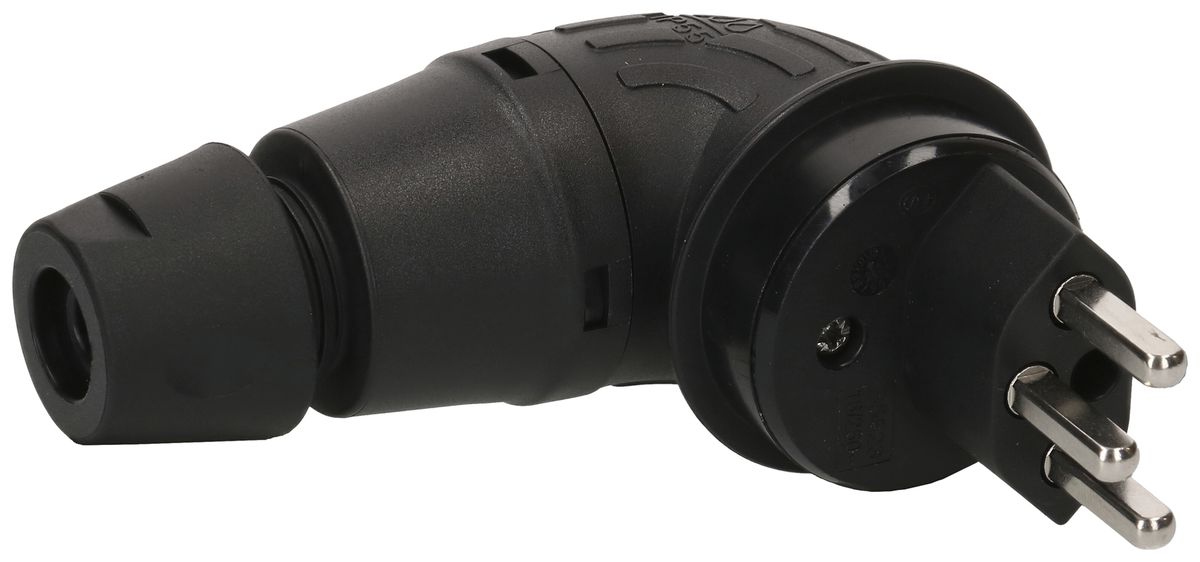 Fiche mobile TH55 type 23 MH 90° IP55 16A 250V pour câble Ø 6.5…14mm no