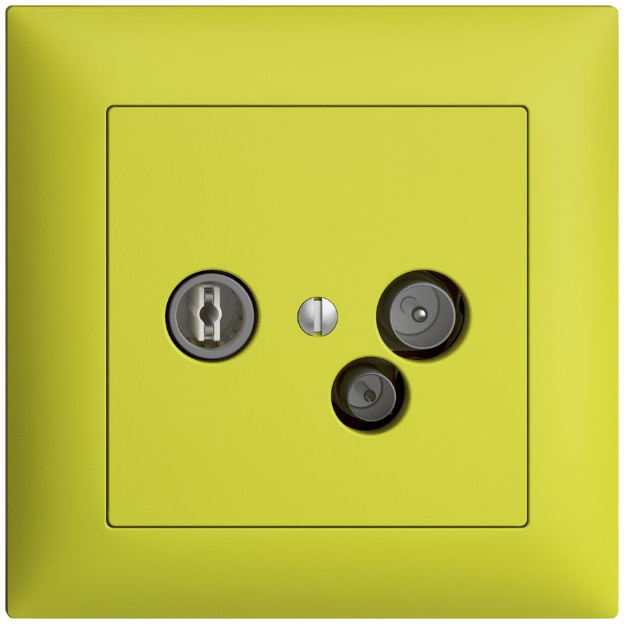 UP-Antennendose TV-R-Daten DD04 5…65MHz EDIZIOdue lemon