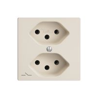 Prise ENC EDIZIOdue 2×T13 crema 1×S