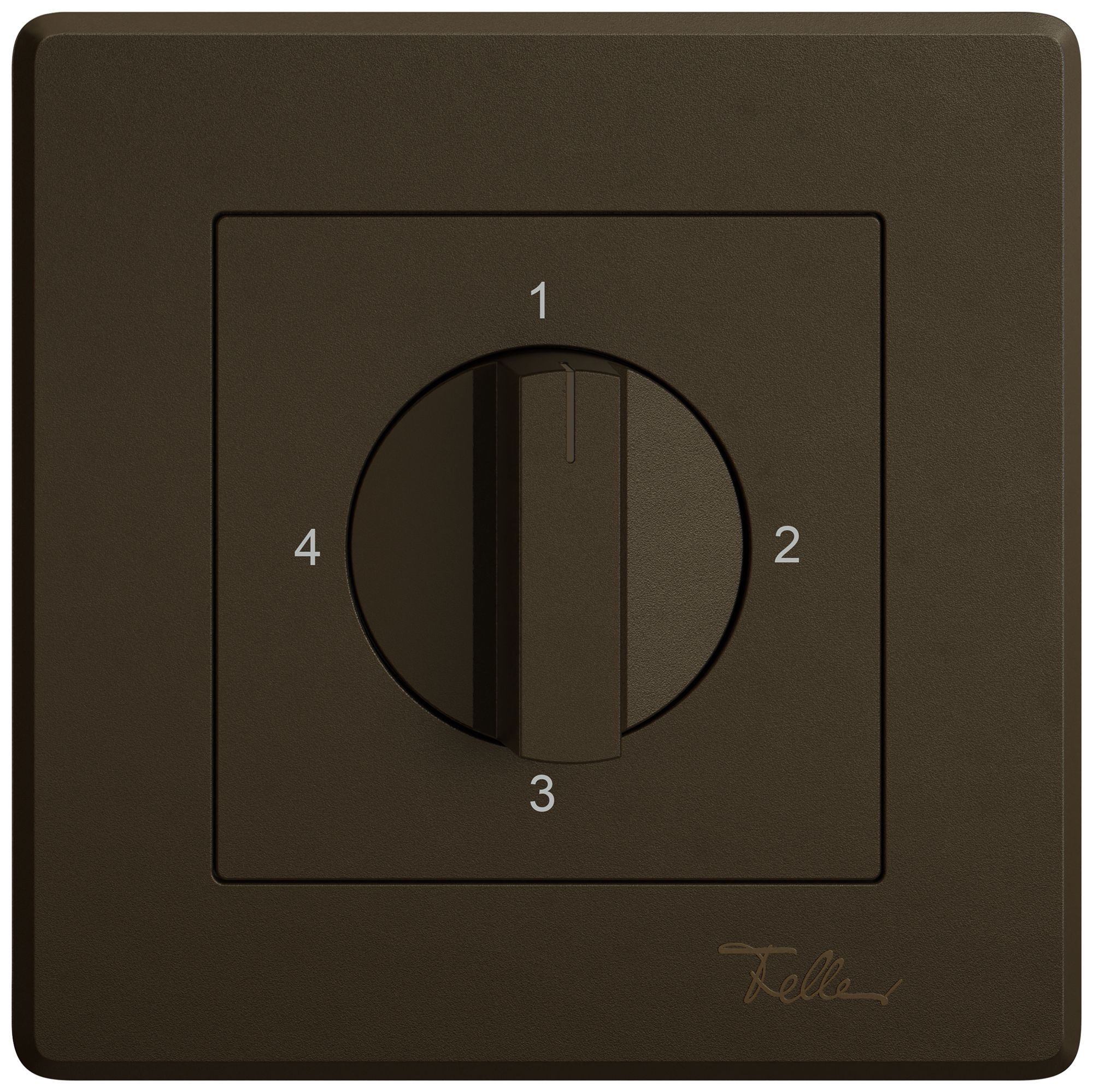 Kit de montage ENC EDIZIO.liv SNAPFIX® p.interr.rot.manet.4-1-2-3 br