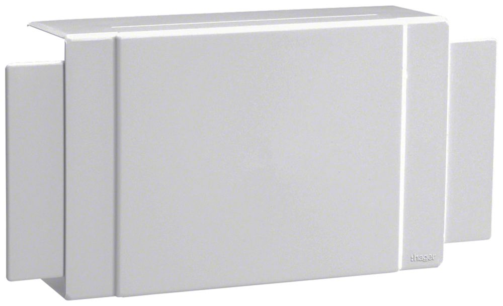 T-Stück Hager tehalit.FB 130×60mm grau IP30