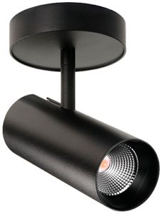 Spot LED SG Tube Mini 14W 880lm 927 40° REG Ø102×160×25mm nero