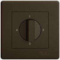 UP-Montageset EDIZIO.liv SNAPFIX® f.Drehschalter m.Griff 4-1-2-3 br