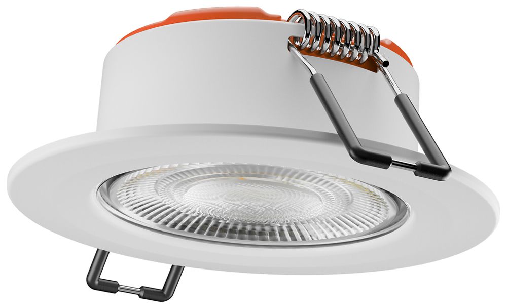 EB-LED-Spot LEDVANCE COMBO FIX 5W 560lm 827/830/840 IP20/65 60° DIM Ø90 weiss