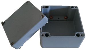 Aluminiumgehäuse SWIB ENSTO AG 80×75×57mm IP66 grau