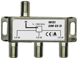 F-Verteiler WISI DM03D 3-fach 5.8dB 5…1300MHz