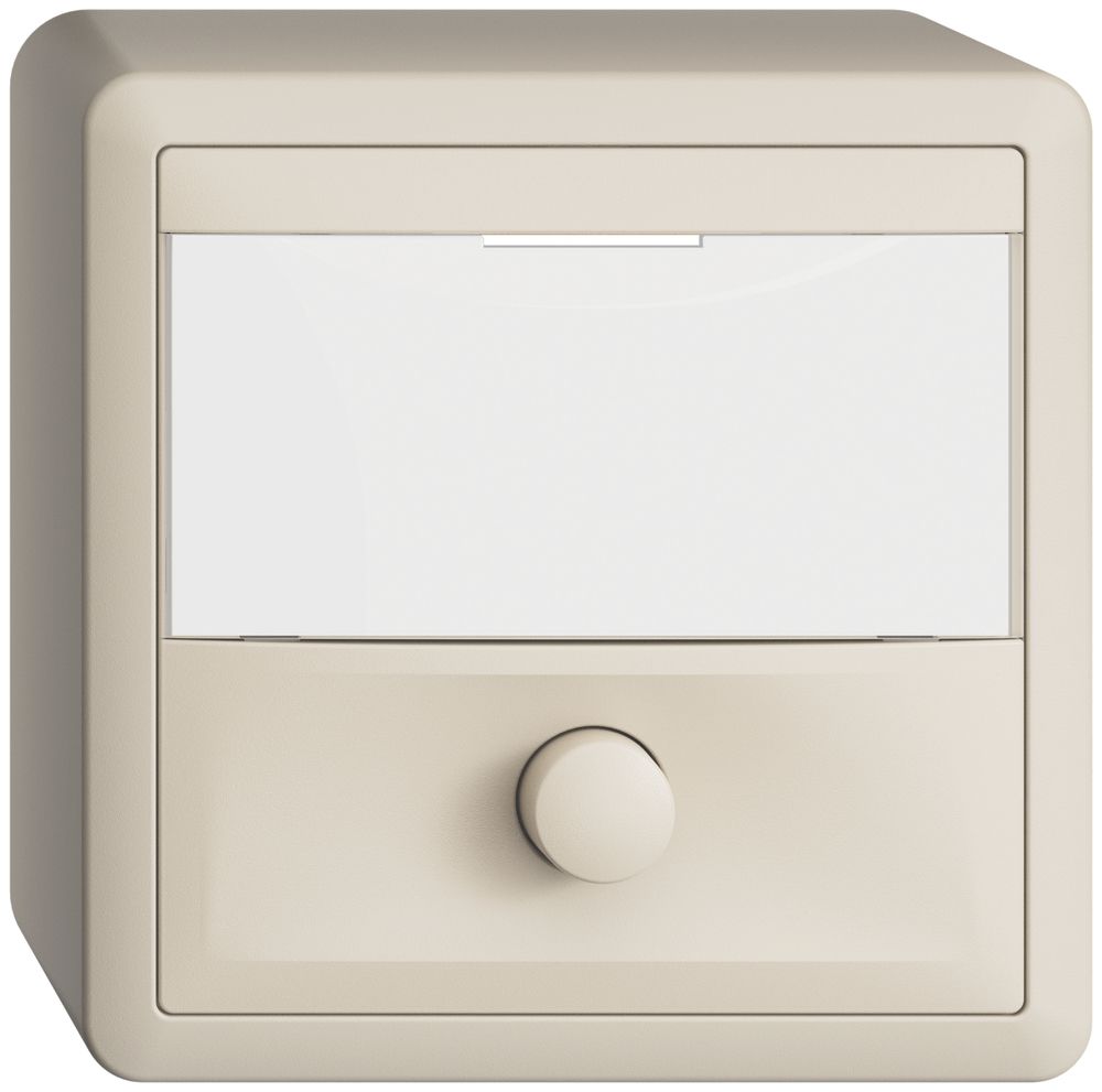 AP-Taster mit Namensschild EDIZIOdue crema