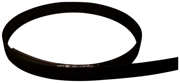 Blindabdeckung SG Lineal Kunststoff 2240×38×4mm schwarz