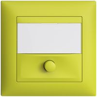 UP-Taster mit Namensschild EDIZIOdue lemon