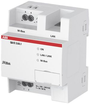 REG-Energie-Analyzer ABB QA/S 3.64.1, M-Bus, für 64 Teilnehmer