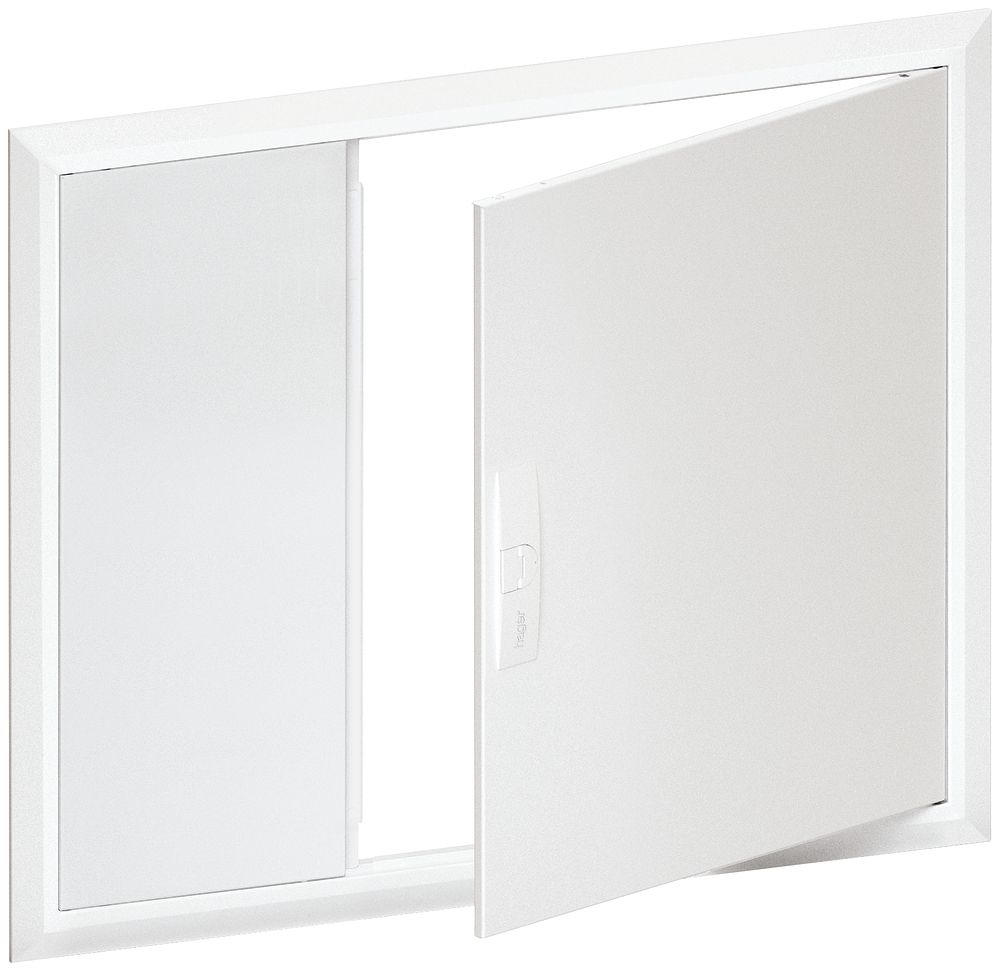 Cornice con porta Hager univers 853×703×10mm IP00 bianco per FW43U..