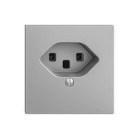 UP-Steckdose EDIZIOdue T23 16A silver, Schraubklemmen