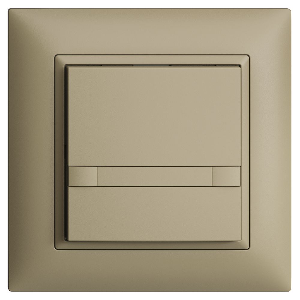 UP-KNX-Taster RGB EDUE FMI, 250mW, o.LED, m.Papier, 1×Taste, 2×Tastenb., sa