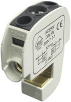 Verteilerblock Typ SA 2×16mm² 100A CU schwarz