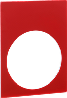 Bez-Schild Symbol sz/rot SE