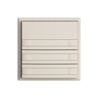 Tasto univ. INC 6×1t mors. a vite EDIZIOdue crema, con carta