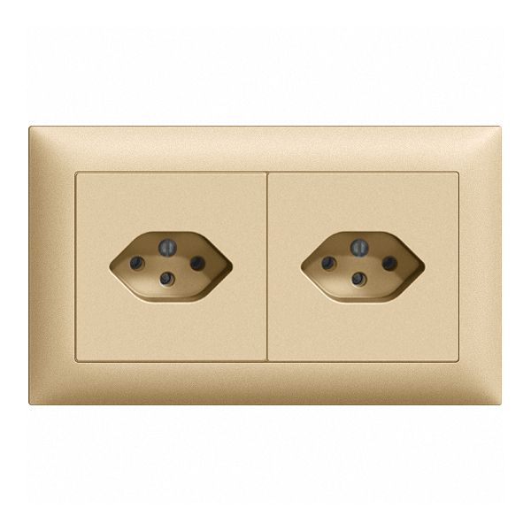 Combinaison ENC I-I EDIZIOdue 2×T13 horizontale sand