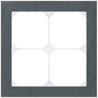 Abdeckrahmen KAL.art 2×2 154×154mm Schiefer schwarz