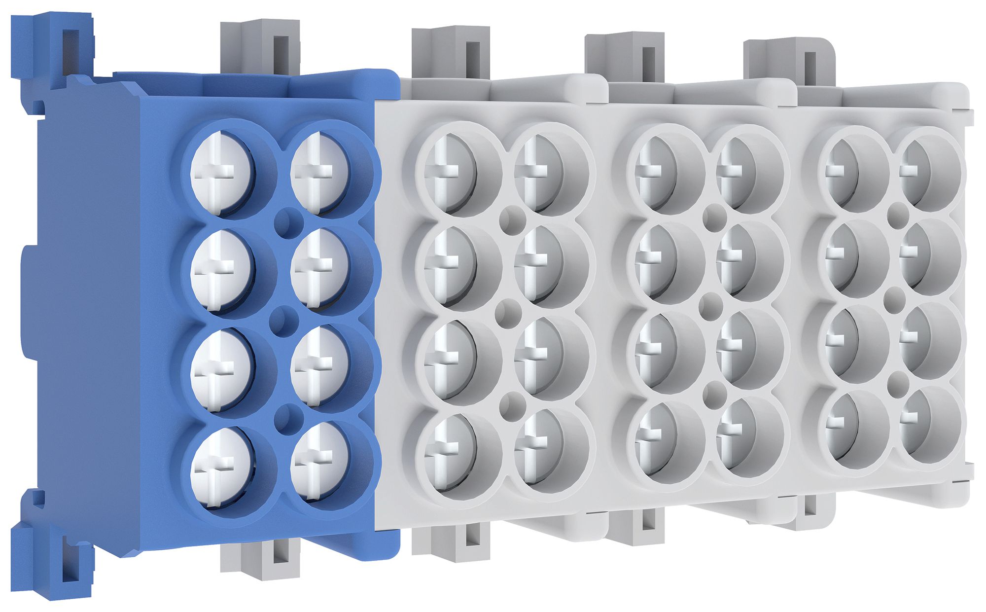 Borne Schneider Electric 4P, 4 blocs de 4×16mm²