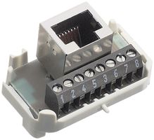Einsatz Kat.5 R&M 1×RJ45/s 8P Schraubklemme swissline