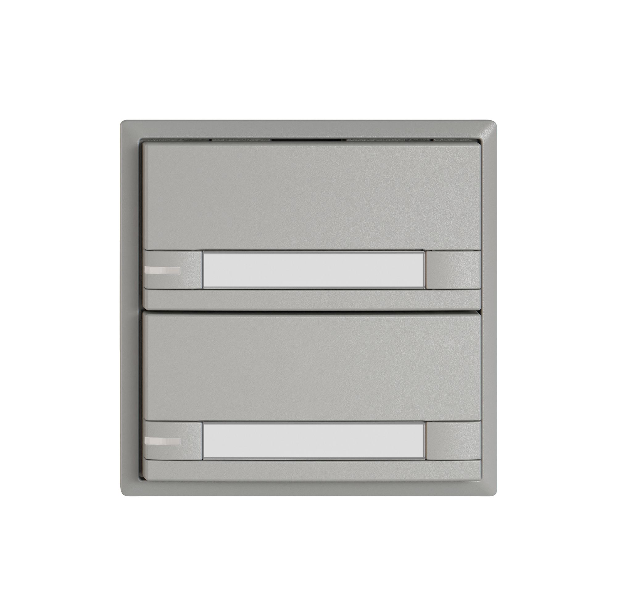 Pulsante KNX RGB EDIZIO.liv SNAPFIX® sensore temp.RGB-LED targ.2× com.2T grc