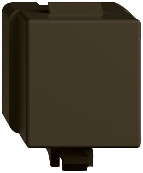 Blindabdeckung Feller für Anschlussmodul Keystone umbra