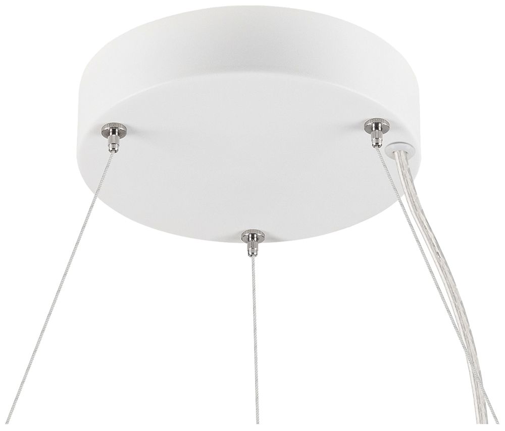 LED-Pendelleuchte SLV MEDO RING 90 43W 5000lm 930/940 DIM Ø900mm weiss