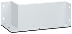 Montagewinkel Hager zweiseitig 100×250mm weiss pulverbeschichtet