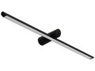 Applique LED DOTLUX SKYLAR 1×9.5W 3000K VAR direct 900×181×67mm noir
